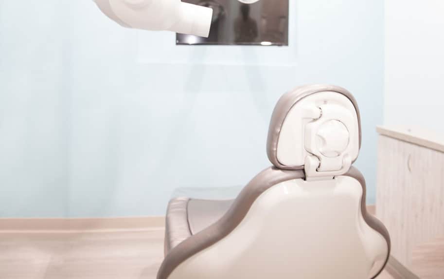 Dental chair at Bay Premier Dentistry