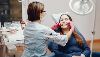 Dental Exams and Mouth Cleaning Process